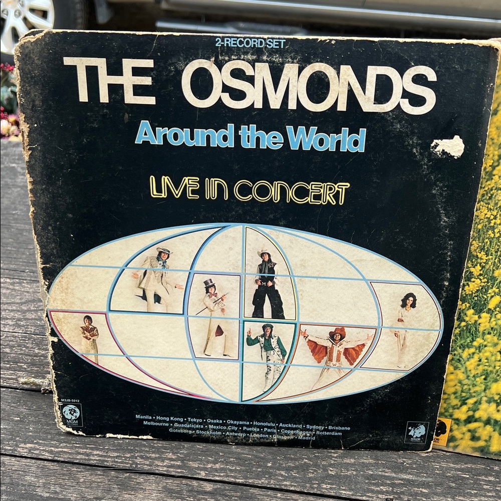 Live in Concert Record Set 3 vinyl albums & one two record set